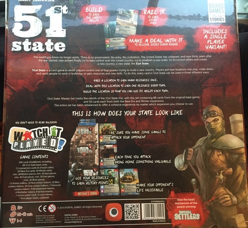 Monopolis 51st State Master Set Base Tabletop, Board and Card Game