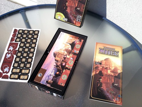 Monopolis 7 Wonders Cities Expansion Board and Card Game