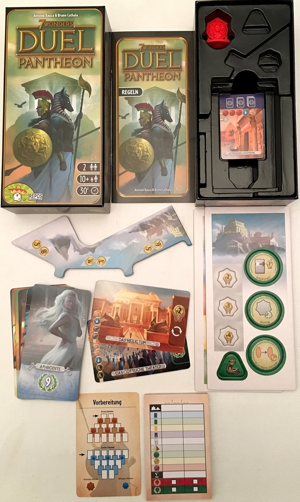 7 Wonders Duel: Pantheon Expansion Board Game Monopolis 7 Wonders Pantheon Expansion Tabletop, Board and Card Game