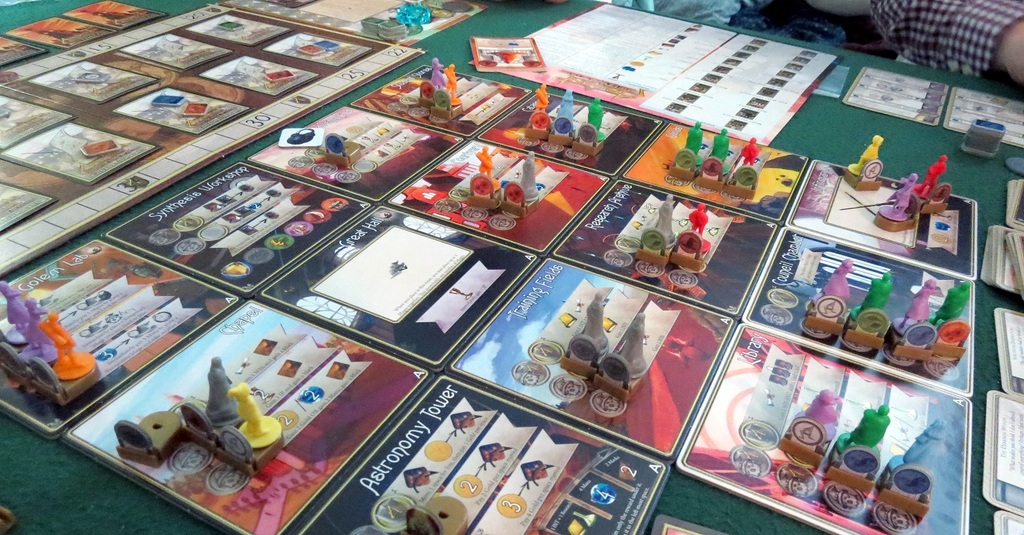 Monopolis Argent: Mancers of the University Tabletop, Board and Card Game