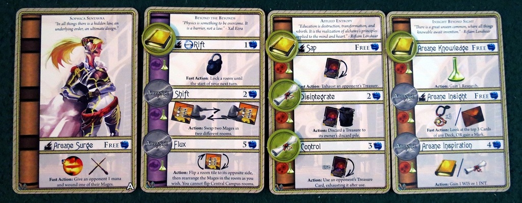 Monopolis Argent: Mancers of the University Tabletop, Board and Card Game