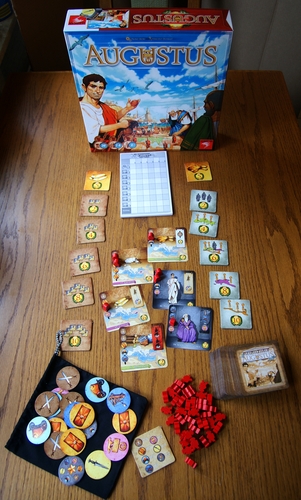 Monopolis Augustus Base Tabletop, Board and Card Game