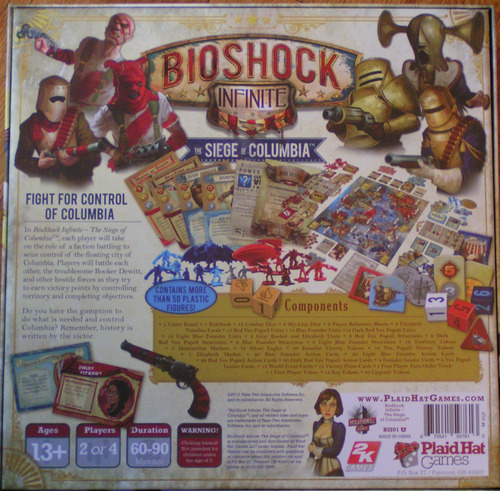 Bioshock Infinite The Siege Of Columbia Board game Monopolis Bioshock Base Tabletop, Board and Card Game