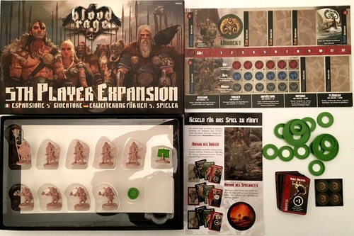 Blood Rage 5th Player Expansion Board Game Monopolis Blood Rage 5th Player Expansion Tabletop, Board and Card Game