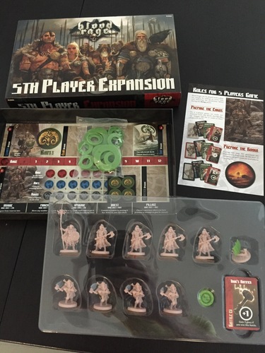 Blood Rage 5th Player Expansion Board Game Monopolis Blood Rage 5th Player Expansion Tabletop, Board and Card Game