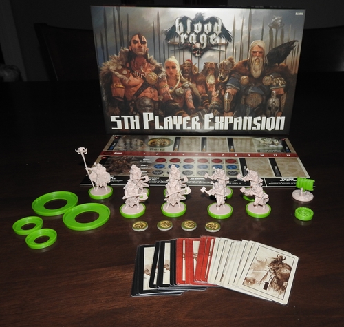 Blood Rage 5th Player Expansion Board Game Monopolis Blood Rage Base Tabletop, Board and Card Game