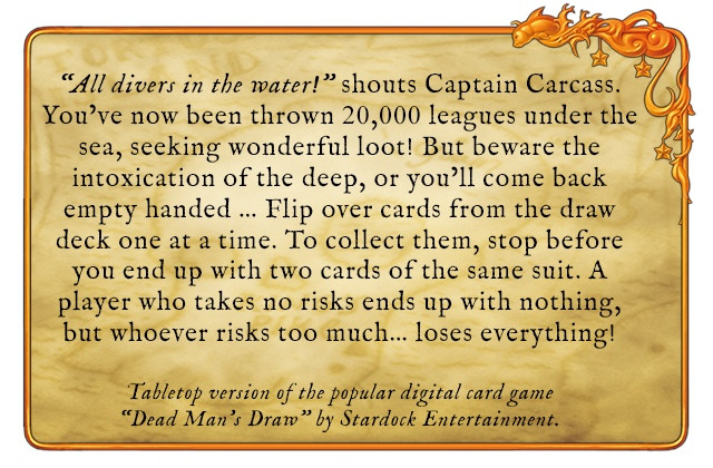 Captain Carcass Dead Man's Draw Deluxe Tin Board game Monopolis Captain Carcass Dead Man's Draw Deluxe Tin Base Tabletop, Board and Card Game