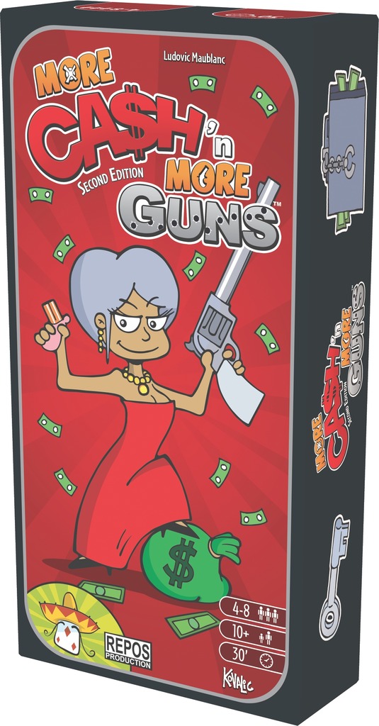 Cash and Guns 2d Edition Expansion More Cash and More Guns Board Game Monopolis Cash and Guns 2nd Edition Expansion Tabletop, Board and Card Game