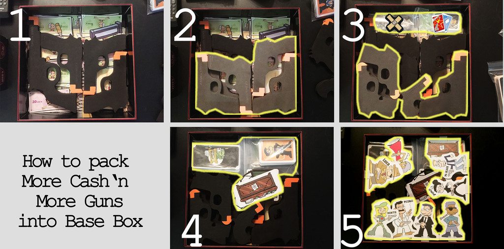 Cash and Guns 2d Edition Expansion More Cash and More Guns Board Game Monopolis Cash and Guns 2nd Edition Expansion Tabletop, Board and Card Game