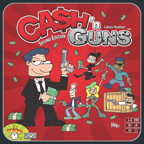 Cash and guns 2nd edition board game Monopolis Cash and Guns 2nd Edition Base Tabletop, Board and Card Game