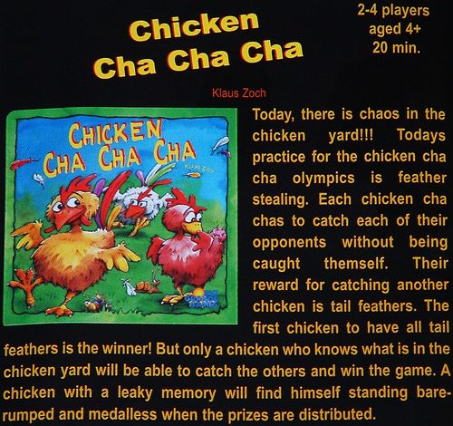 Monopolis Chicken Cha Cha Cha Base Tabletop, Board and Card Game