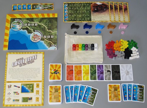 Cinque Terre Board Game Monopolis Cinque Terre Base Tabletop, Board and Card Game