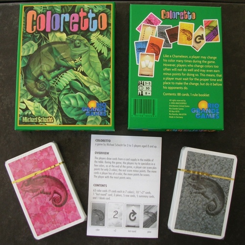Coloretto Card Game Monopolis Coloretto Base Tabletop, Board and Card Game