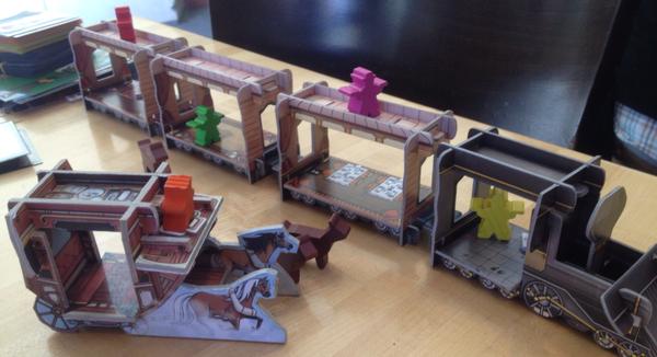 Colt Express Horses and Stagecoach Expansion Board Game Monopolis Colt Express Express Horse and Stagecoach Expansion Tabletop, Board and Card Game