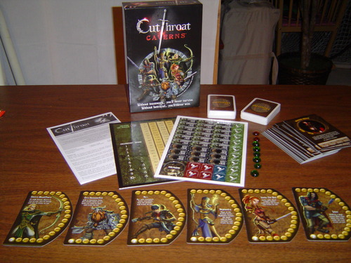 Cutthroat Caverns Board Game Monopolis Cutthroat Caverns Base Tabletop, Board and Card Game