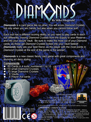 Diamonds Card Game Monopolis Diamonds Base Tabletop, Board and Card Game