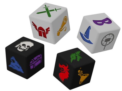 Monopolis Dungeon Roll +2 Hero Packs Bundle Tabletop, Board and Card Game