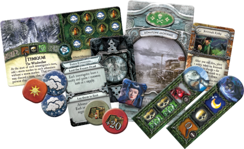Elder Sign Omens of Ice Expansion Board Game Monopolis Elder Sign Omens of Ice Expansion Tabletop, Board and Card Game