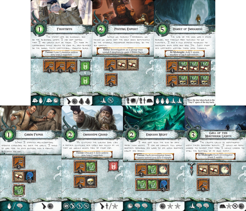 Elder Sign Omens of Ice Expansion Board Game Monopolis Elder Sign Omens of Ice Expansion Tabletop, Board and Card Game