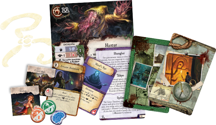 Monopolis Eldritch Horror Signs of Carcossa Expansion Tabletop, Board and Card Game