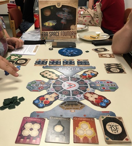 Monopolis Far Space Foundry Base Tabletop, Board and Card Game