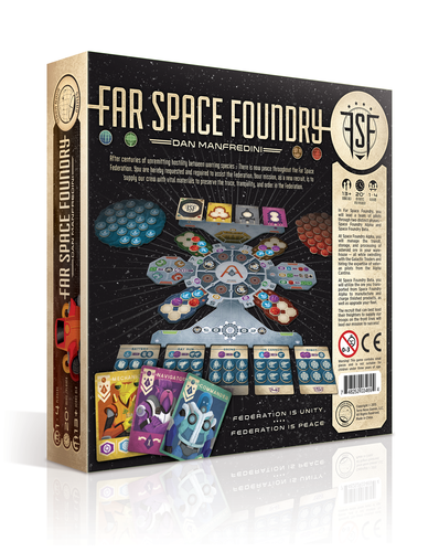 Monopolis Far Space Foundry Base Tabletop, Board and Card Game