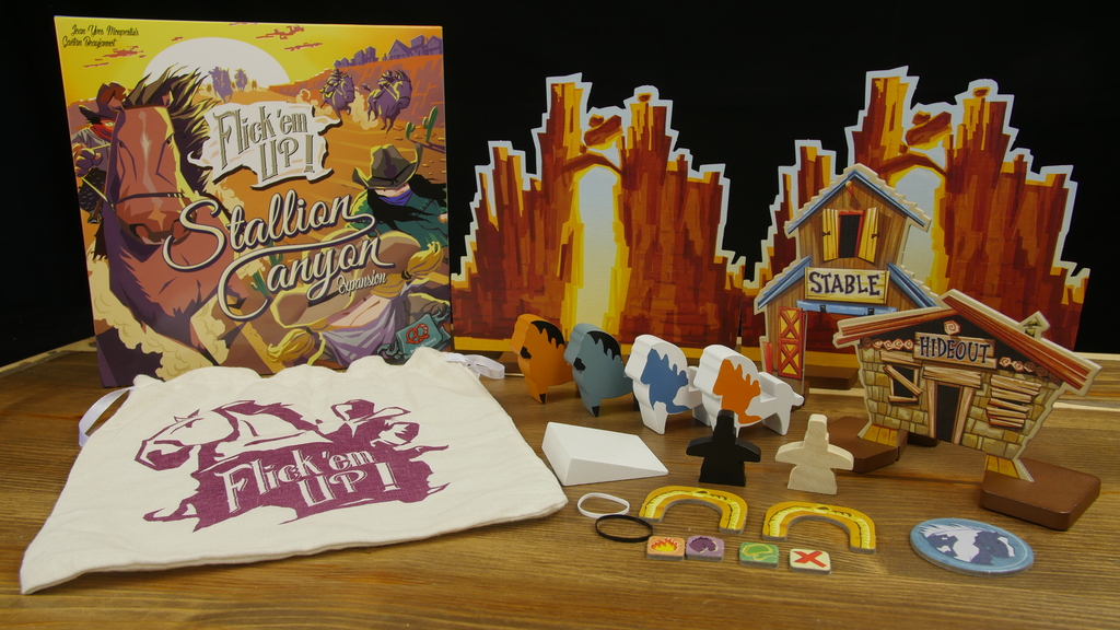 Flick em Up! Stallion Canyon Expansion Board Game Monopolis Flick em up Stallion Canyon Expansion Tabletop, Board and Card Game