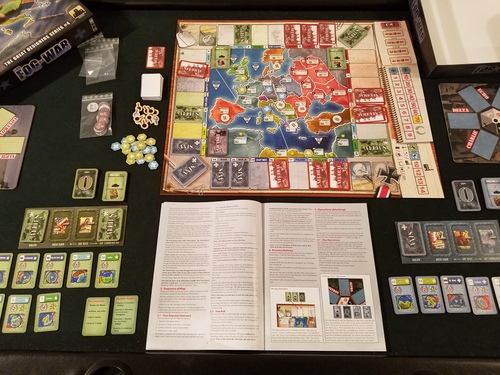Monopolis The Fog of War Board Game Base Tabletop, Board and Card Game