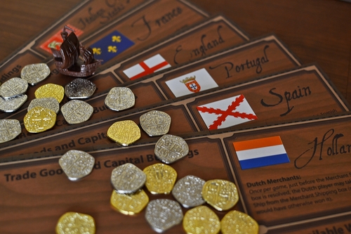 Monopolis Glenn Drovers Discover: Age of Discovery Deluxe Edition Base Tabletop, Board and Card Game