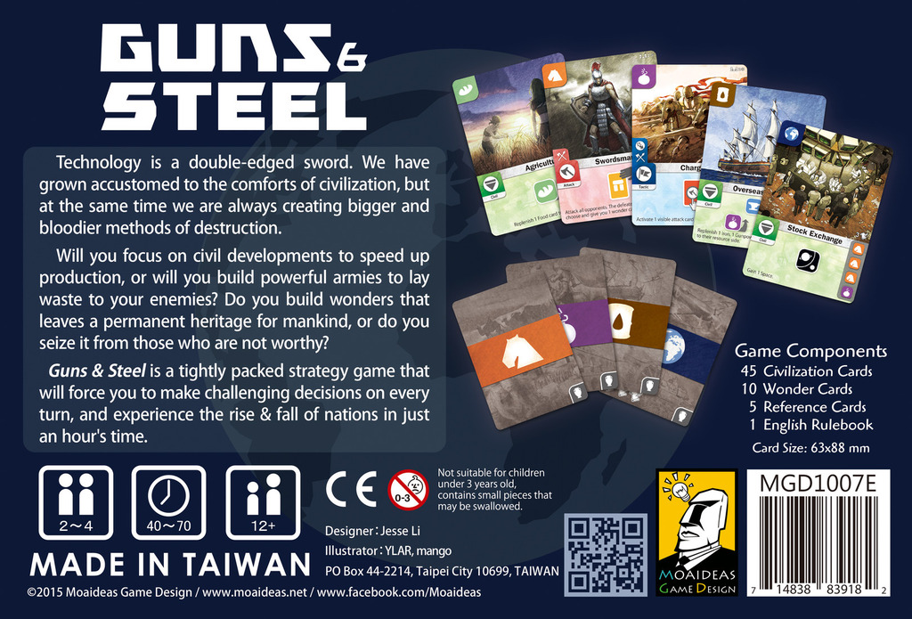 Monopolis Guns and Steel Base Tabletop, Board and Card Game
