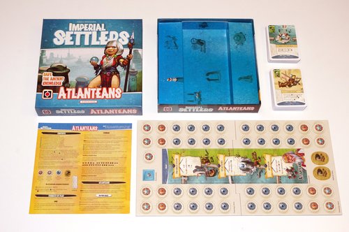 Monopolis Imperial Settlers Atlanteans Expansion Tabletop, Board and Card Game