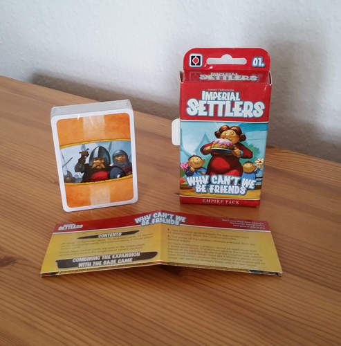 Monopolis Imperial Settlers Why Can't We Be Friends Expansion Tabletop, Board and Card Game