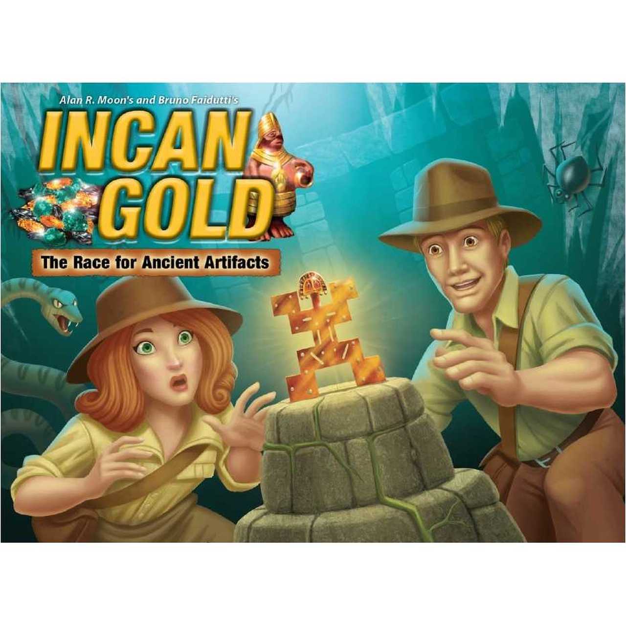 Incan Gold Board Game Monopolis Incan Gold Base Tabletop, Board and Card Game