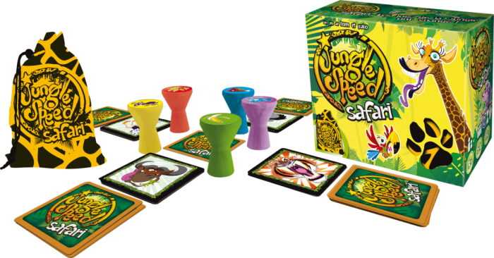 Monopolis Jungle Speed Safari Base Tabletop, Board and Card Game