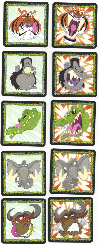 Monopolis Jungle Speed Safari Base Tabletop, Board and Card Game