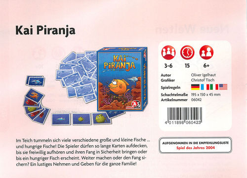 Kai Piranja Card Game Monopolis Kai Piranja Base Tabletop, Board and Card Game