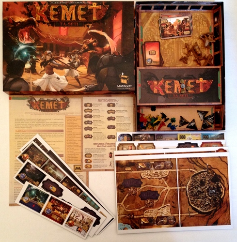 Monopolis Kemet Ta-Seti Expansion Tabletop, Board and Card Game