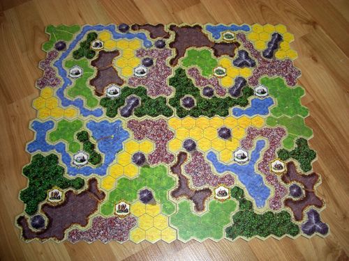 Kingdom Builder Nomads Expansion board game Monopolis Kingdom Builder Nomads Expansion Tabletop, Board and Card Game