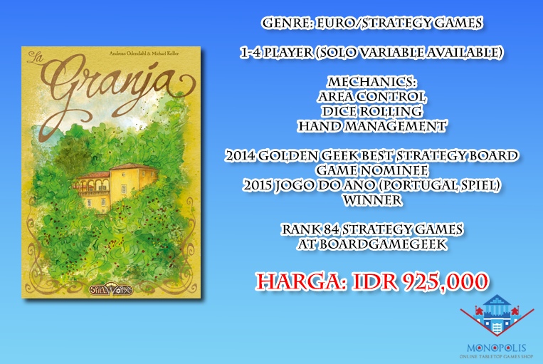 Monopolis La Granja Base Tabletop, Board and Card Game