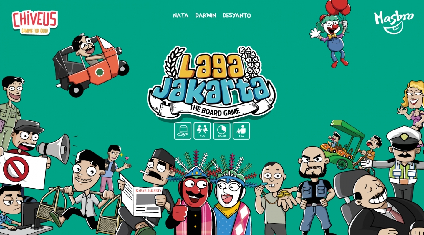 Monopolis Laga Jakarta Base Tabletop, Board and Card Game