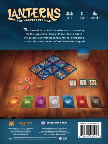 Monopolis Lanterns Havest Festival Base Tabletop, Board and Card Game