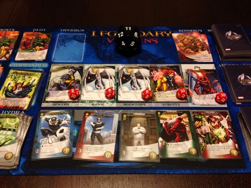 Monopolis Legendary: Villains Marvel Deck Building Game Base Tabletop, Board and Card Game