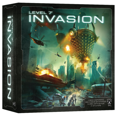 Level 7 Invasion Board Game Monopolis Level 7 Invasion Base Tabletop, Board and Card Game