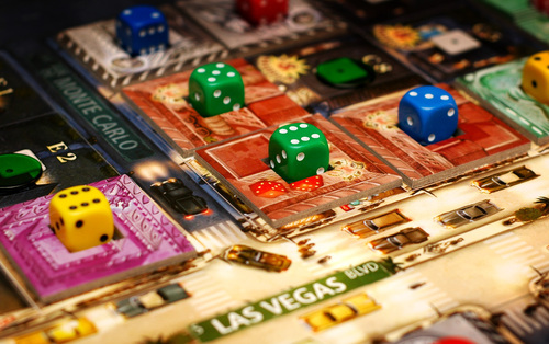 Lords of Vegas Board Game Monopolis Lords of Vegas Base Tabletop, Board and Card Game