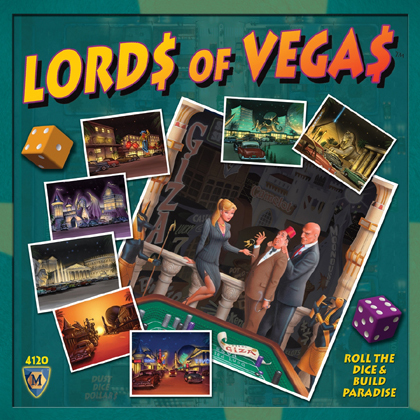 Lords of Vegas Board Game Monopolis Lords of Vegas Base Tabletop, Board and Card Game