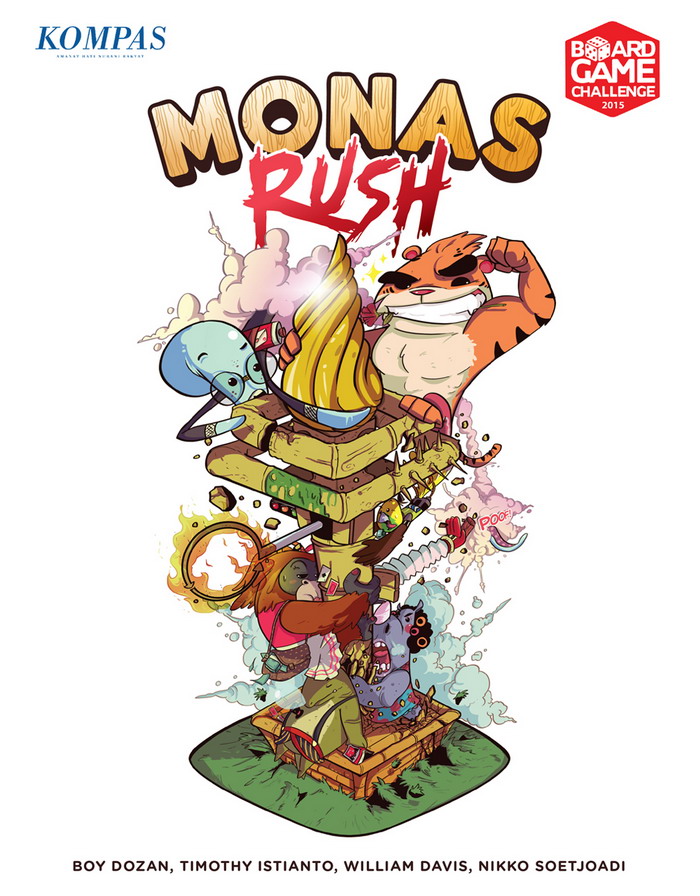 Monas Rush Board Game Monopolis Monas Rush Base Tabletop, Board and Card Game