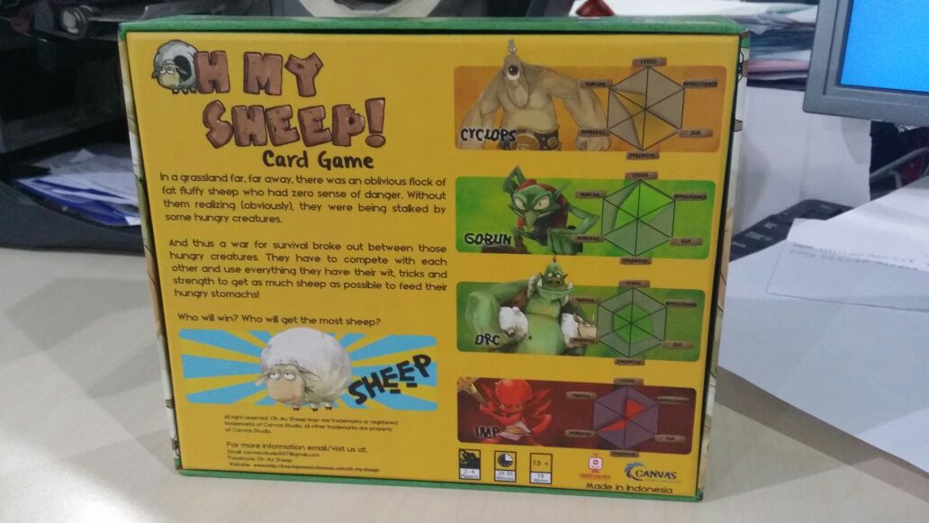 Oh My Sheep! Card Game Monopolis Oh My Sheep! Base Tabletop, Board and Card Game