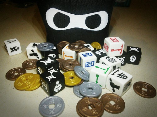 Ninja Dice Board Game Monopolis Ninja Dice Base Tabletop, Board and Card Game