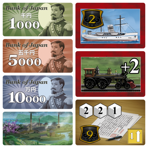 Monopolis Nippon Base Tabletop, Board and Card Game