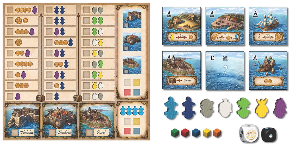 Monopolis North Wind Base Tabletop, Board and Card Game